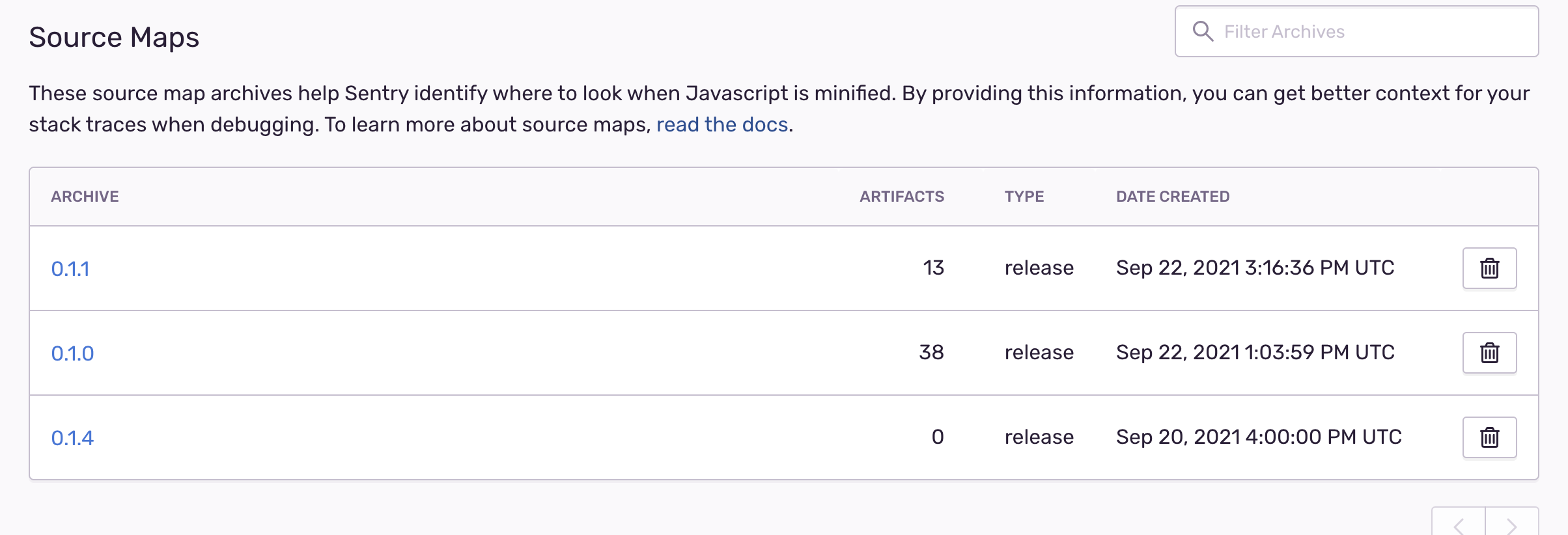 Source maps not being deleted from the web user interface · Issue ...
