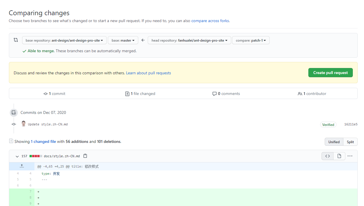 🐛[BUG] 文档描述Bug，修改样式章节 · Issue #7728 · ant-design/ant-design-pro · GitHub