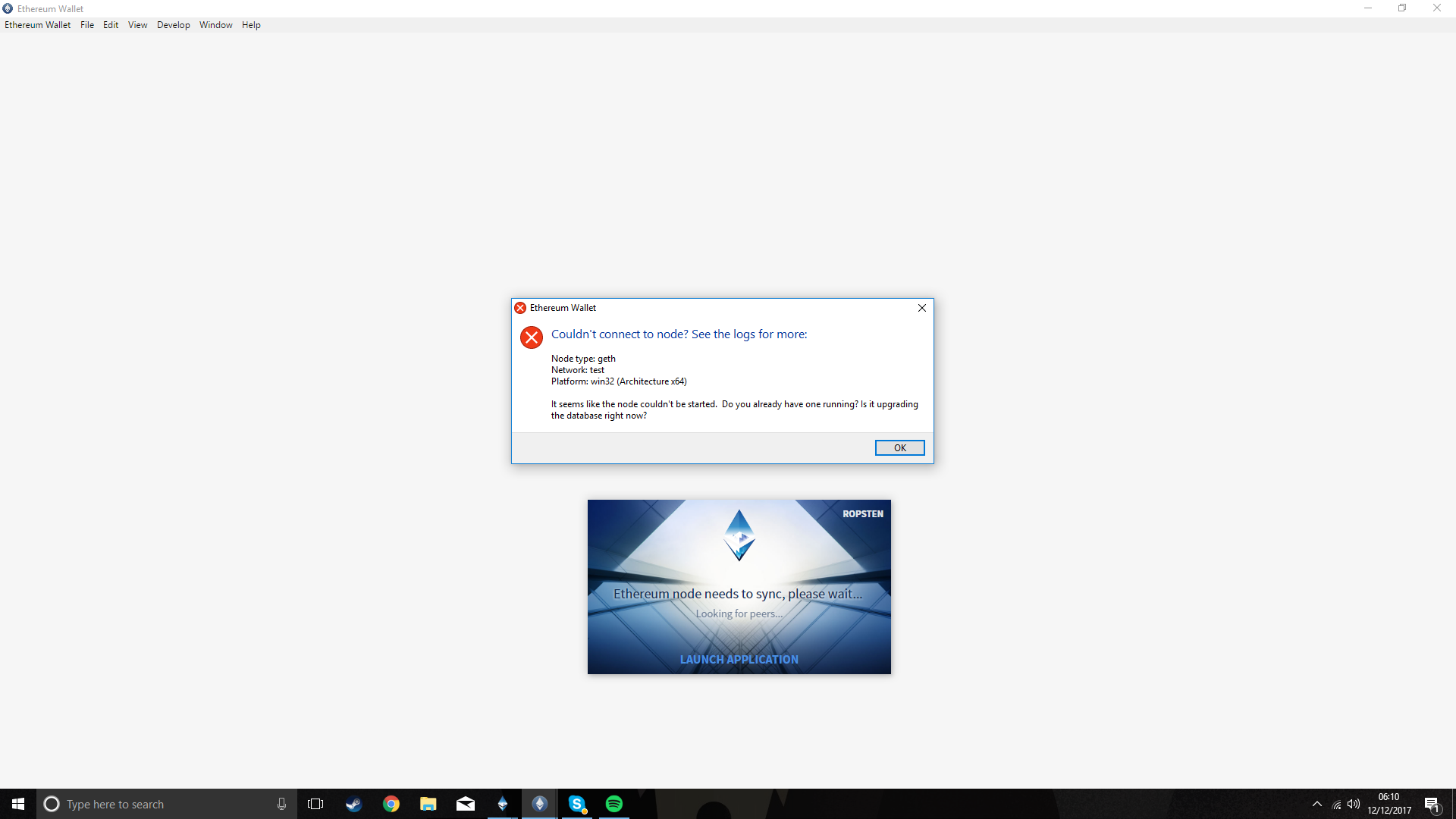 Error Syncing to nodes + Not displaying balance · Issue #3413 ...