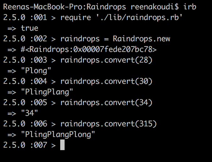 GitHub - Reena-Koudi/Raindrops: Tech test for Raindrops Challenge