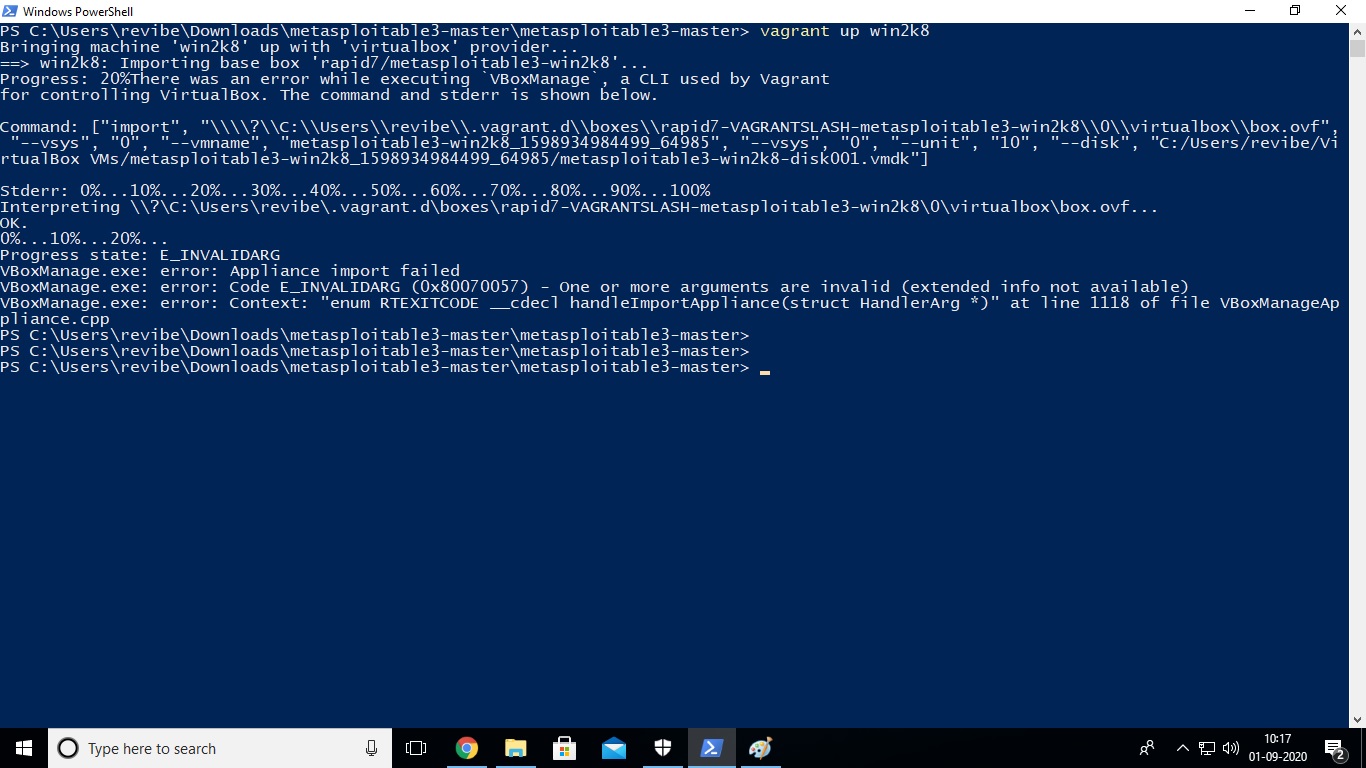 problem with vagrant up win2k8 · Issue 480 · rapid7/metasploitable3