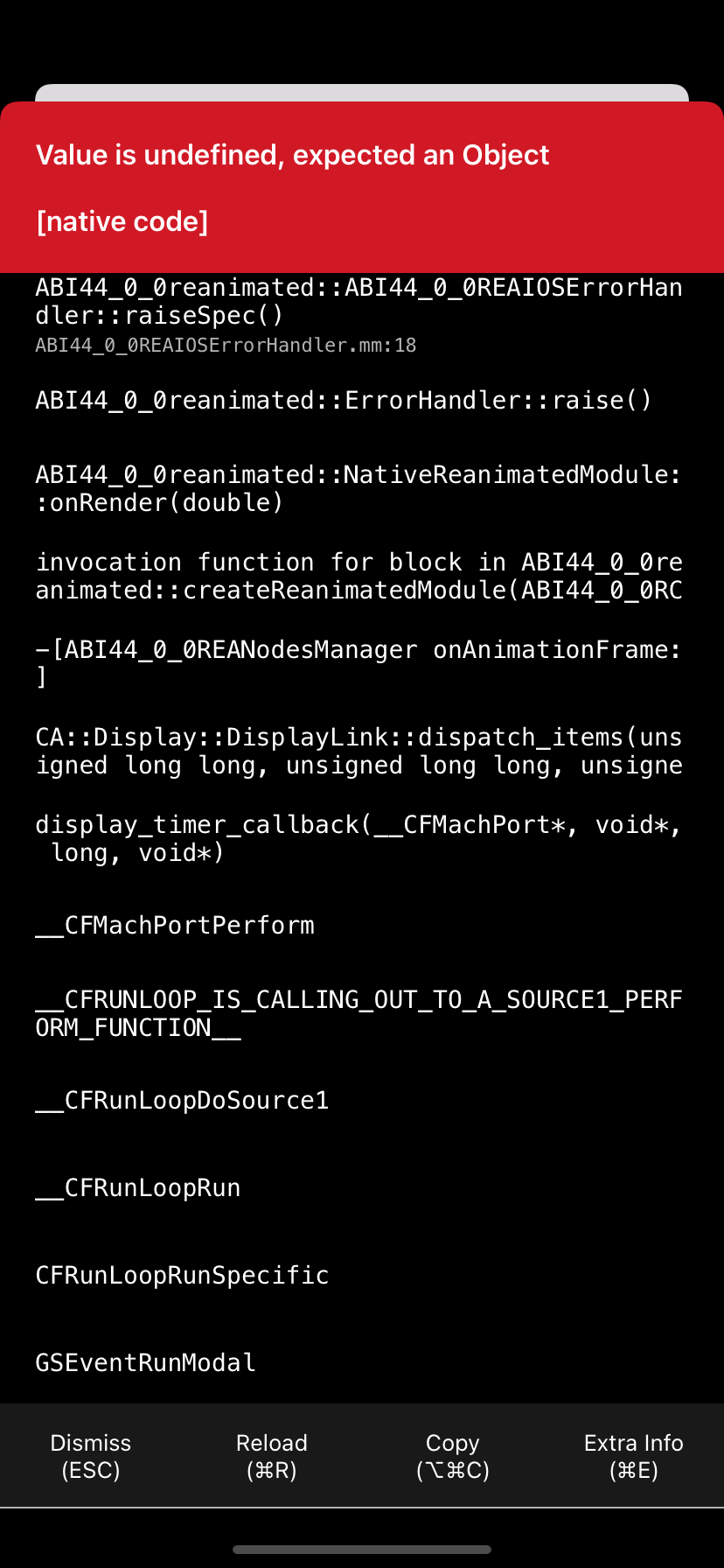 Expo app crash when adding OverlayProvider · Issue #1041 · GetStream ...