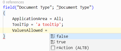 Intellisense not working for ValuesAllowed on Enum fields · Issue #6200 ...