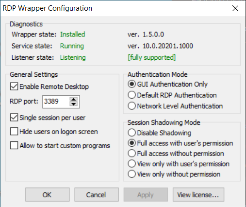 config