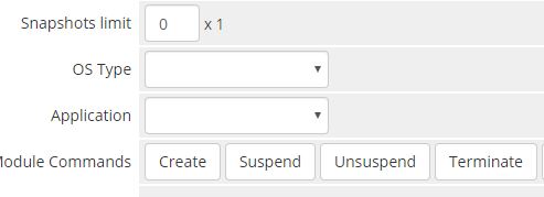 VM Setup Admin Area