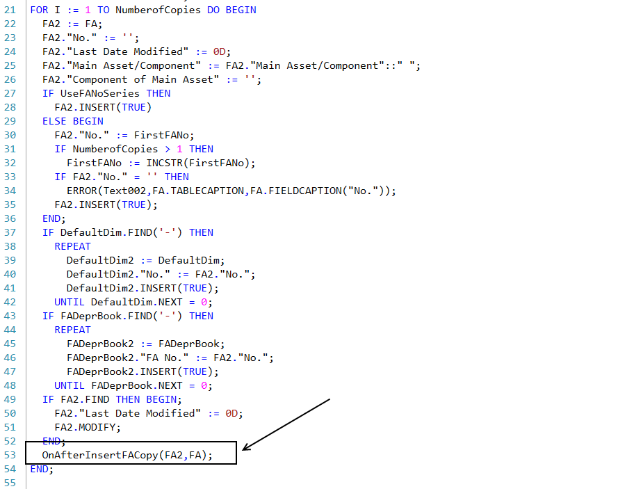 [Event Request] Report 5685 - Copy Fixed Asset · Issue #10861 ...