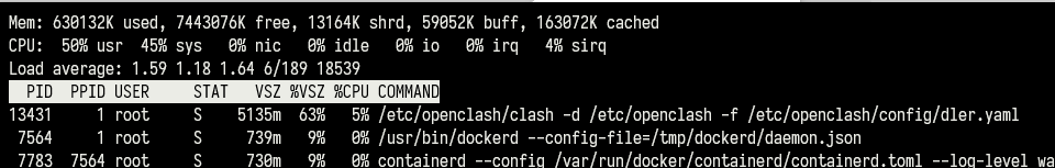 openclash 启动后起4w个连接,导致CPU占用率100%,无法处理正常流量 · Issue #879 · vernesong ...