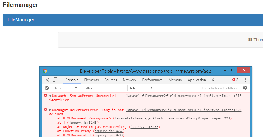 Uncaught ReferenceError: lang is not defined · Issue #372 · UniSharp ...