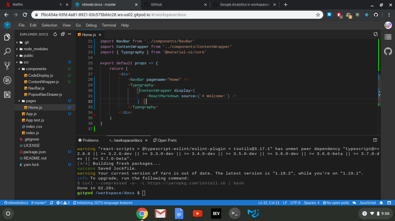 Google Analytics in workspaces · Issue #956 · gitpod-io/gitpod · GitHub