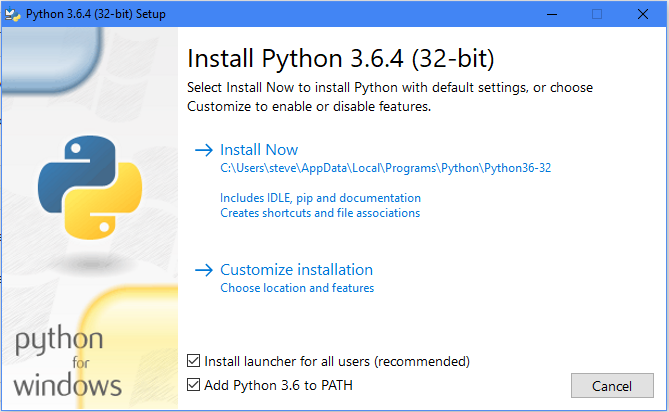 python installer