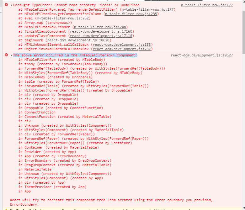 Strange rebuild src. · Issue #1770 · mbrn/material-table · GitHub