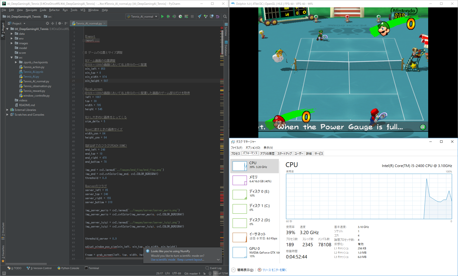 GitHub - hampen2929/MarioTennisAI: Tennis AI for Mario Power Tennis ...