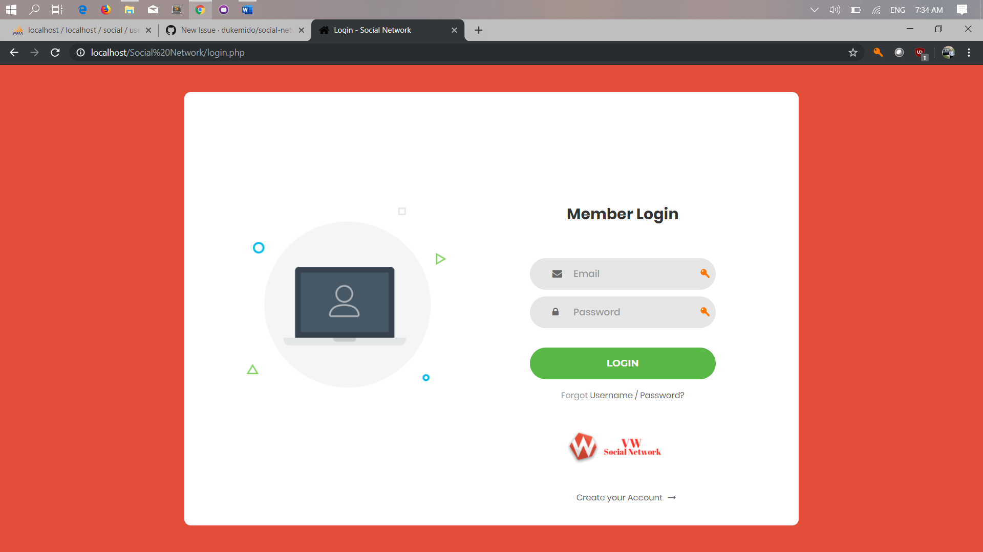 GitHub - mibrahim09/social-network: This is a social network that ...