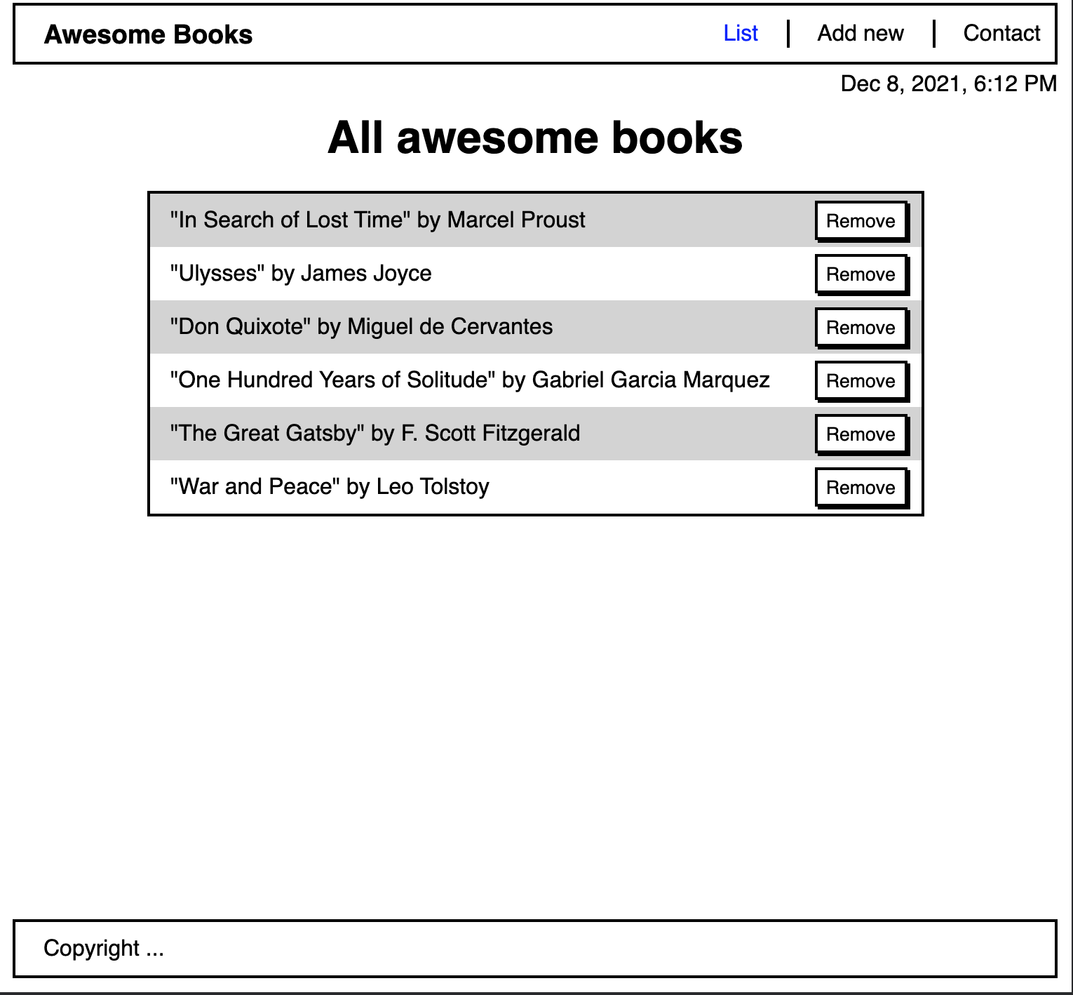 GitHub Mre55/Awesomebook "Awesome books" is a simple website that