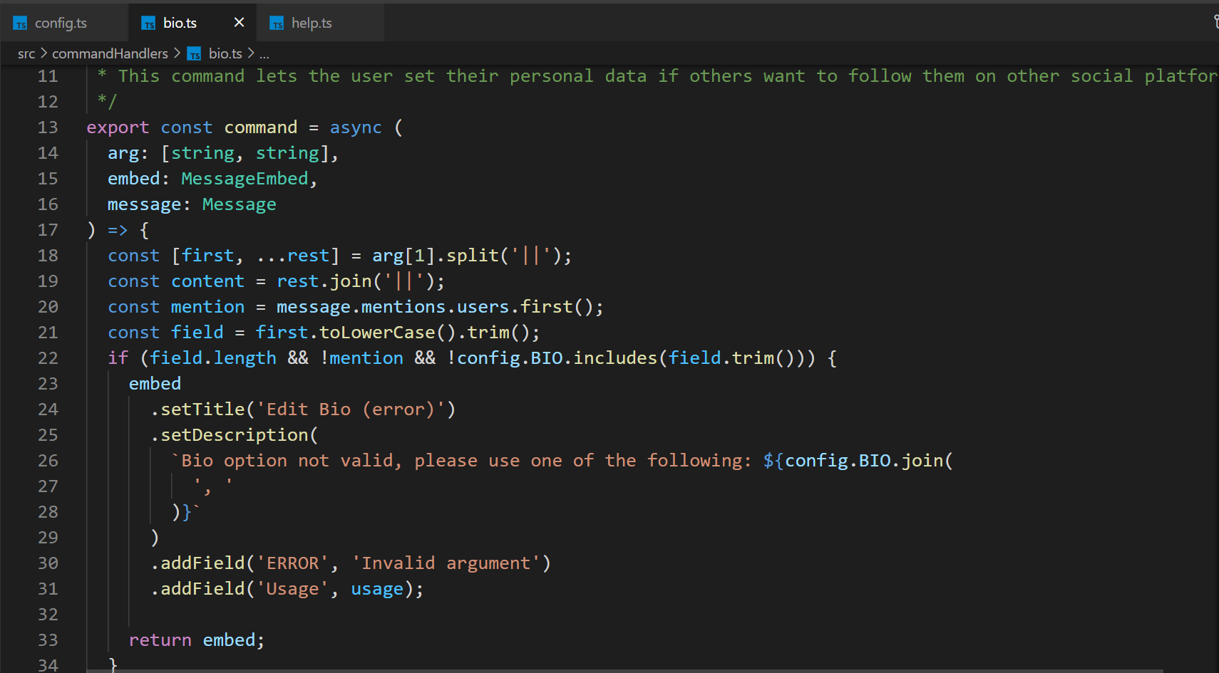 commandHandler/bio.ts