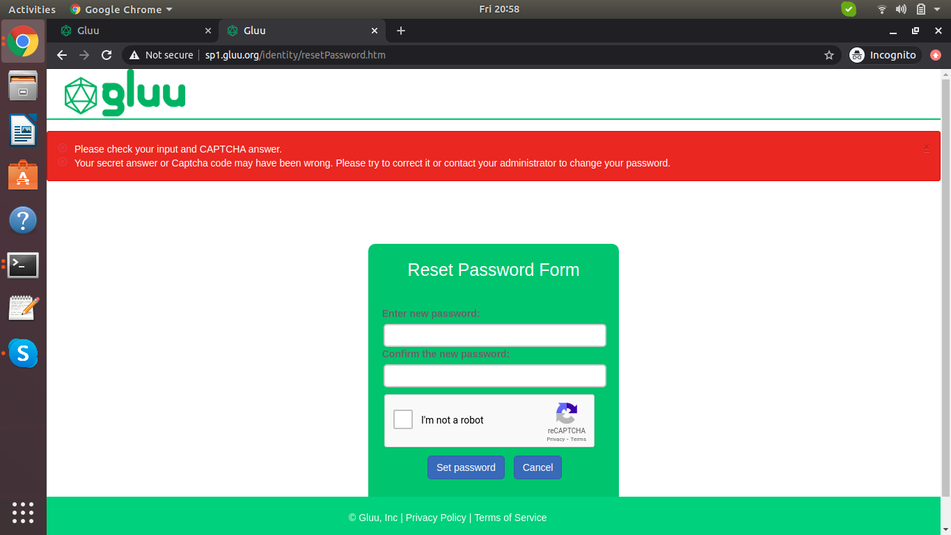 Forgot password functionality not working with captcha · Issue #2022 ...