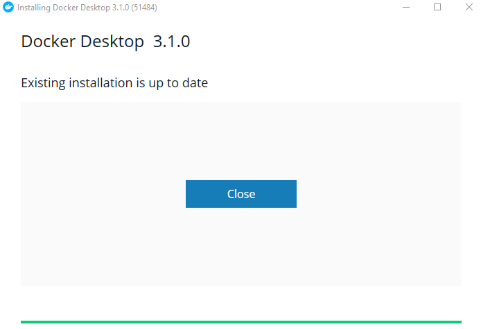 Docker for Windows 3.10 update doesn't apply on Win10Pro and I can't ...