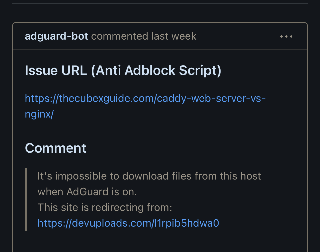 thecubexguide.com · Issue #150588 · AdguardTeam/AdguardFilters · GitHub