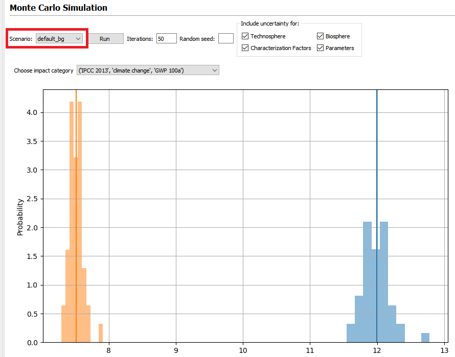 Monte carlo displaying scenario alternatives · Issue 852 · LCA