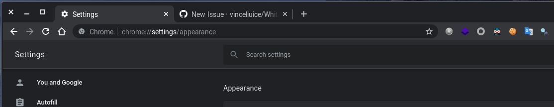 google chrome/chromium address bar color is invisible on GTK theme ...