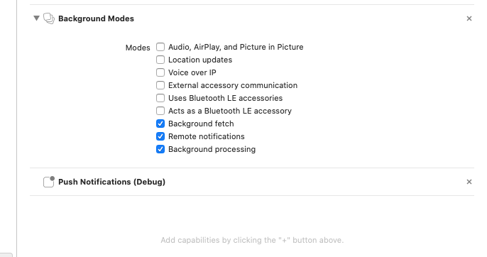 getToken not working on device ios when build release Testflight ...