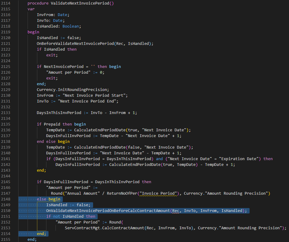[Event Request] Table 5965 "Service Contract Header ...