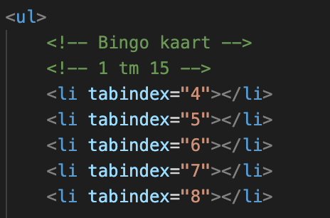 tabindex