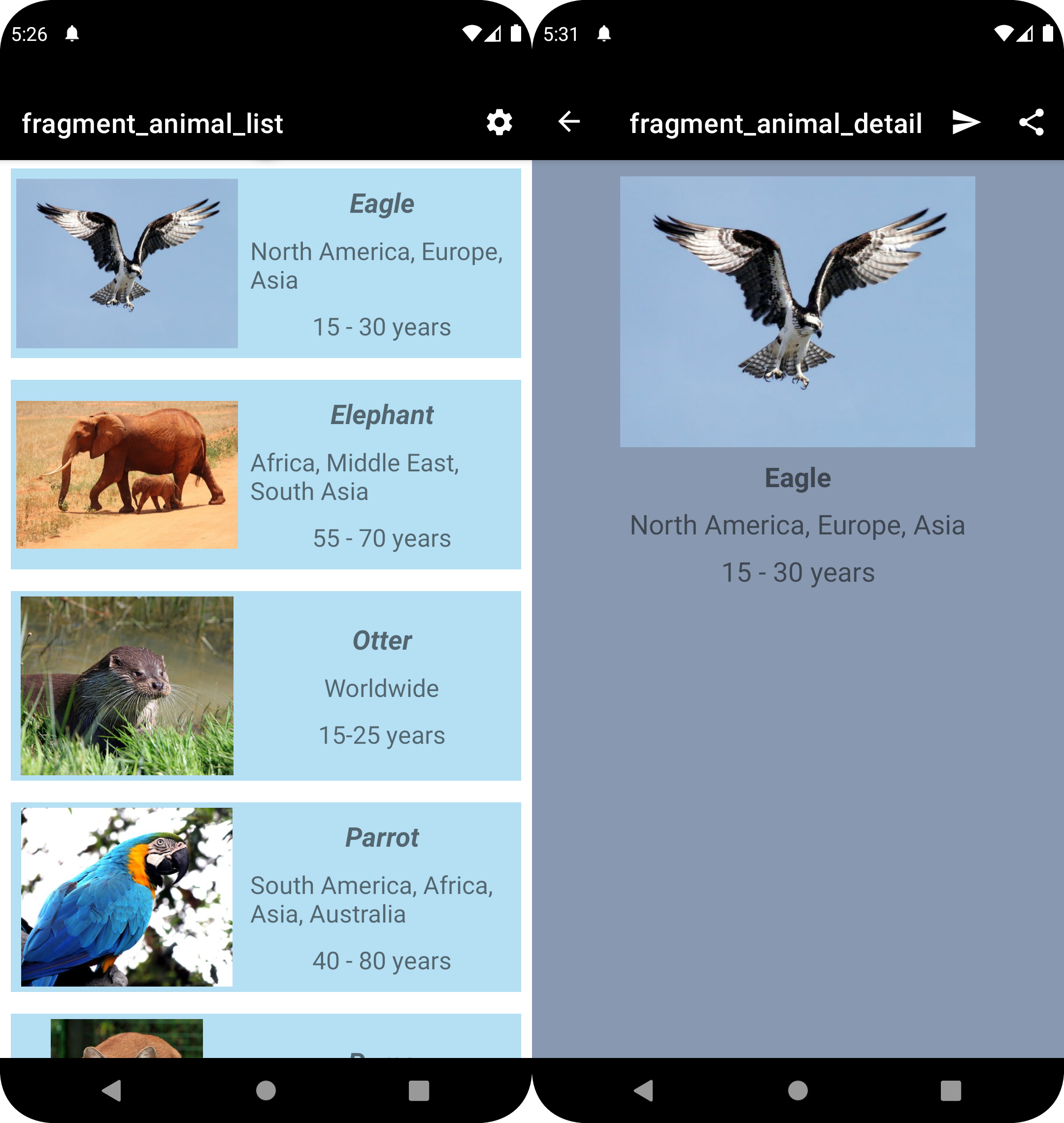 GitHub - MFColak/AnimalsApp
