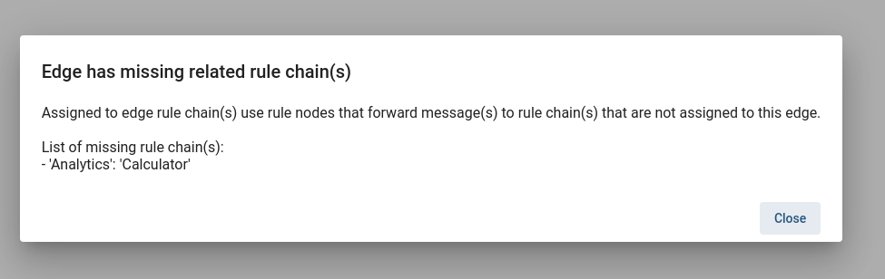 [Bug] Validation of missing rule chain during assignment to edge is ...