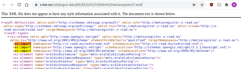 Unable to import WSDL, if it contains import of external schema ...