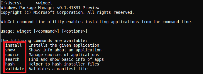 commands not showing with white cmd background · Issue #723 · microsoft ...