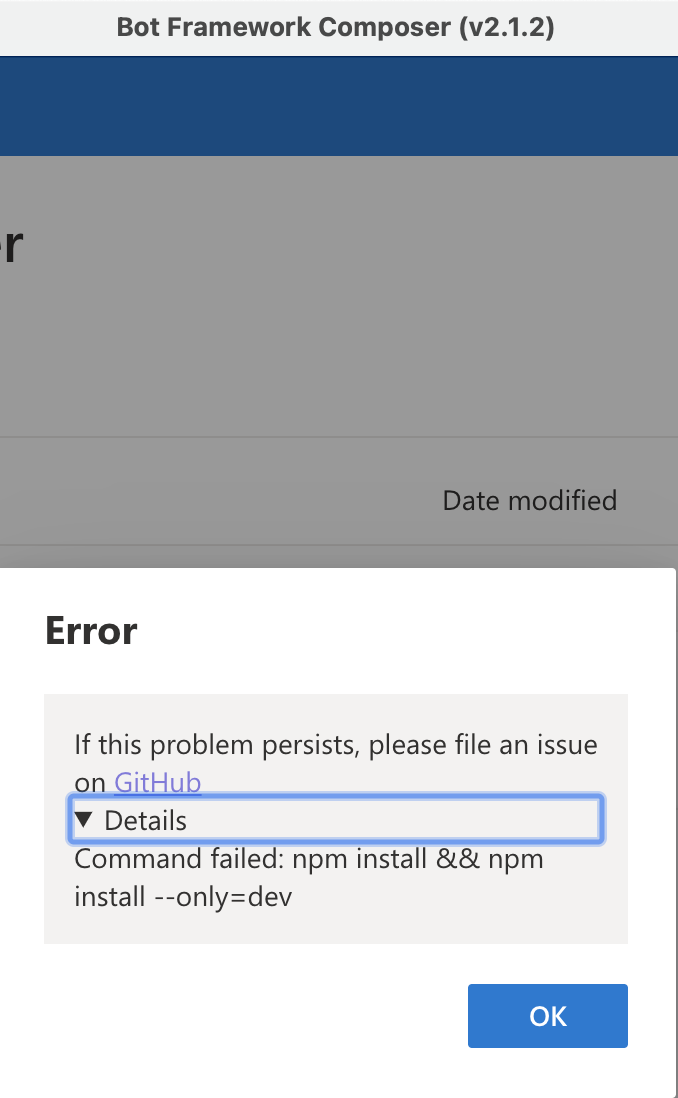 Can not create bots with Node Version 17 · Issue #9114 · microsoft ...