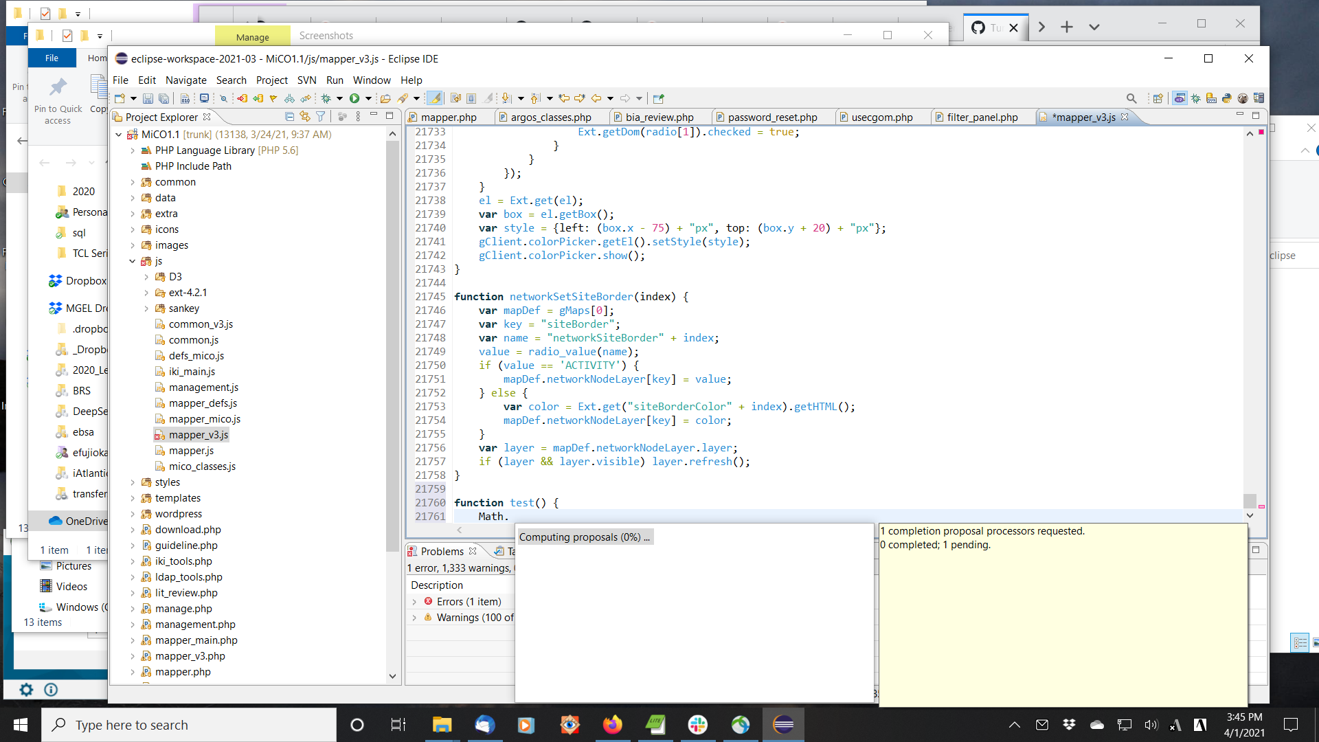 Turn off and speed up proposals · Issue 669 · eclipse