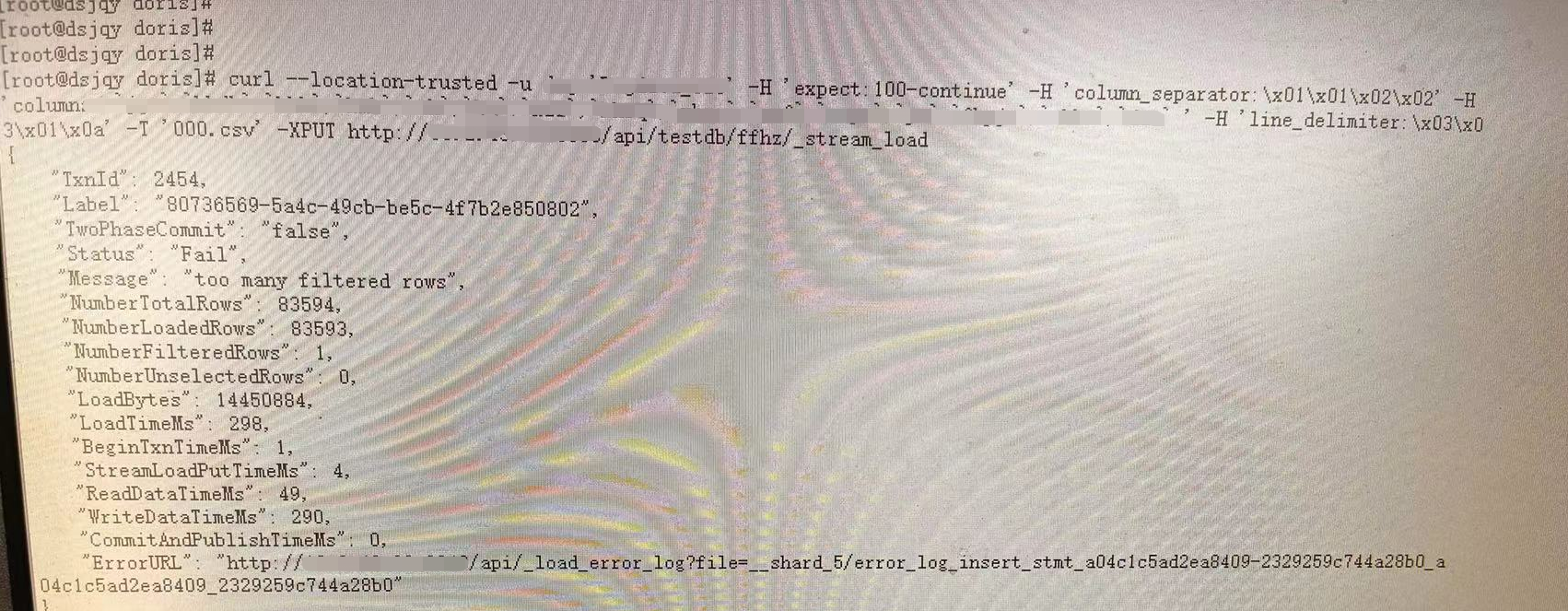 [Bug] Stream load Failed · Issue #16981 · apache/doris · GitHub