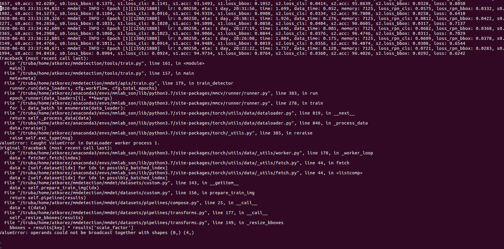 brodcast error when multiplying · Issue #2881 · open-mmlab/mmdetection ...
