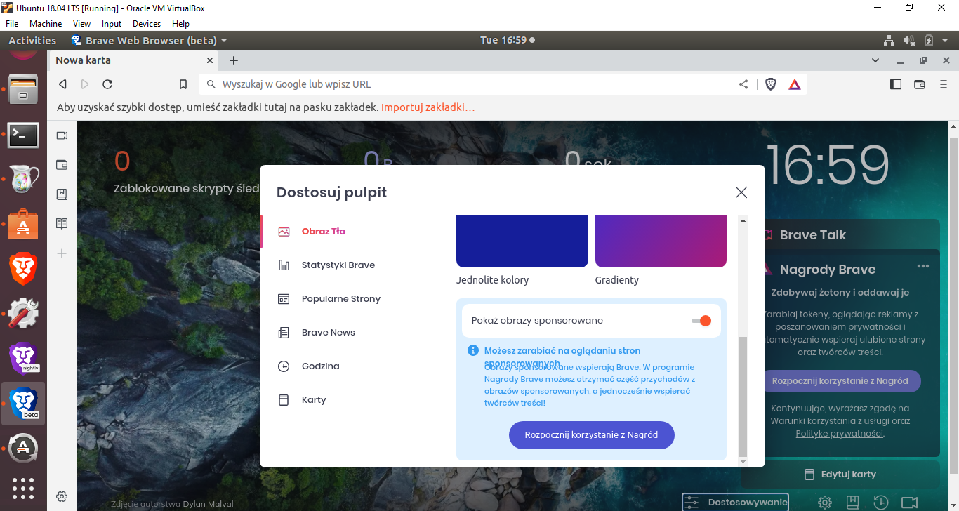 Overlapping text in NTP customization for sponsored images on some ...