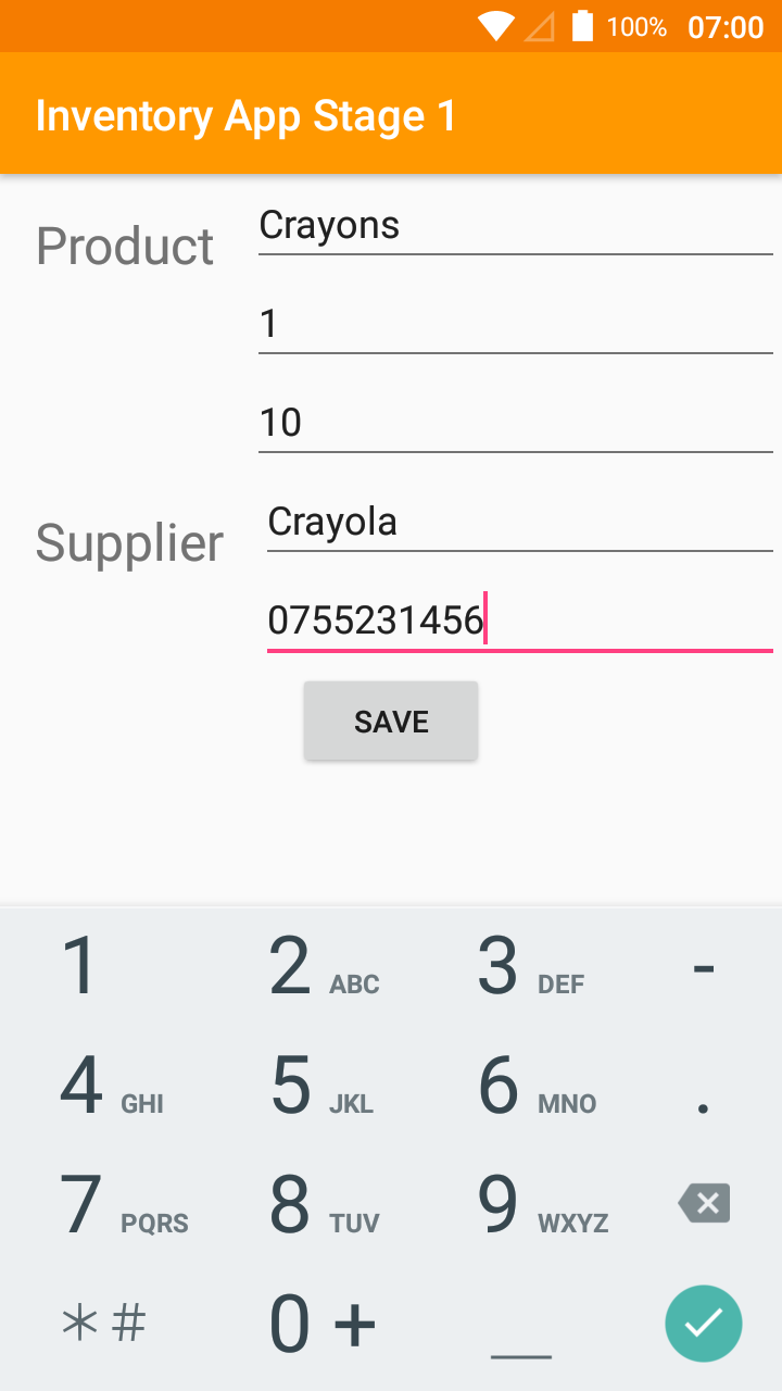 GitHub - CorinaArmasu/InventoryAppStage1: Android Basics Nanodegree by ...