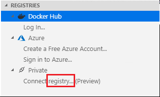 Casing of "Connect registry…(Preview)" is wrong · Issue #980 ...