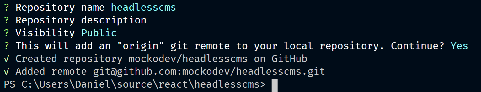 Create Test repository · Issue #1 · mockodev/headlesscms · GitHub