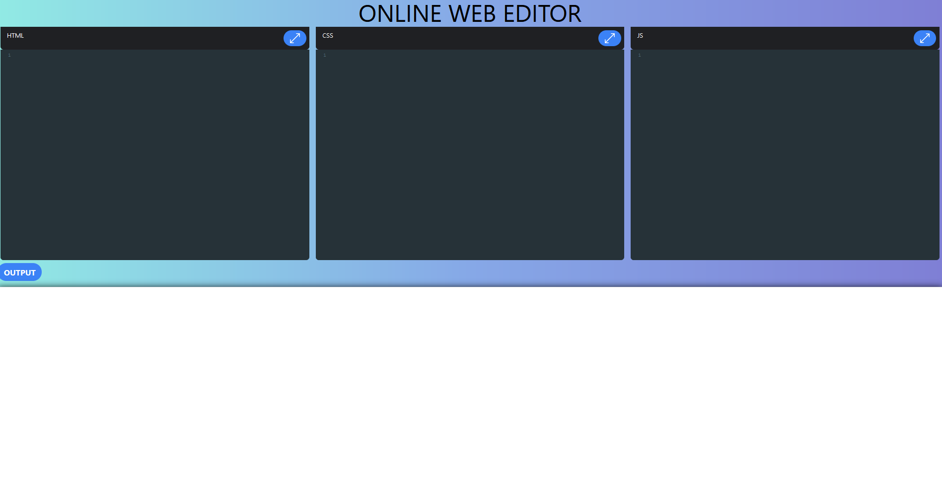 GitHub - abhijeetjohnkujur/Oeditor: Online code editor