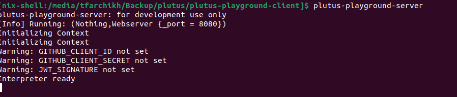 Running plutus playground · Issue #3437 · IntersectMBO/plutus · GitHub
