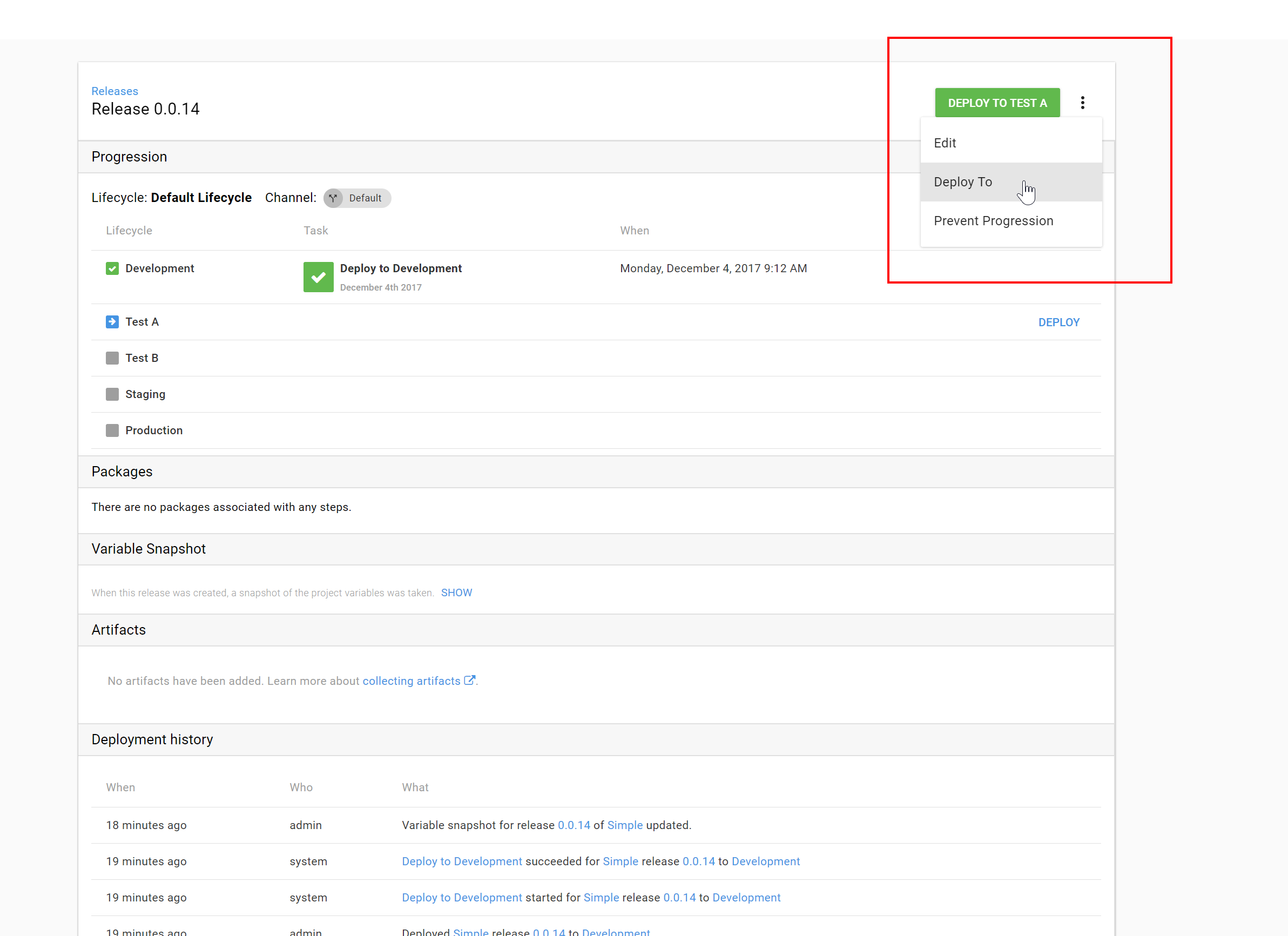 Re-deploy to an environment isn't intuitive · Issue #4019 ...