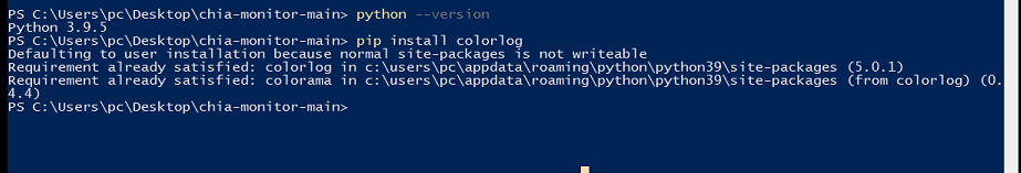 ModuleNotFoundError: No module named 'colorlog' · Issue #34 ...