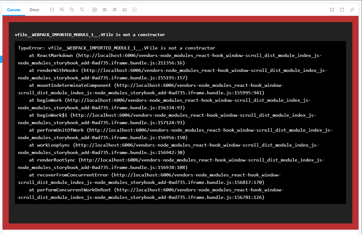 Render error with react markdown · Issue #18112 · storybookjs/storybook ...