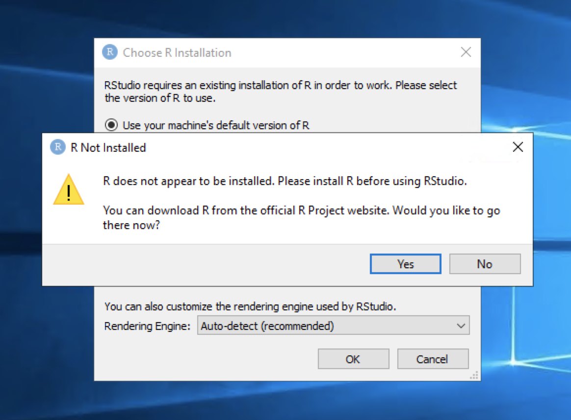 Download R prompt not opening download page in Windows EC2 Machine ...