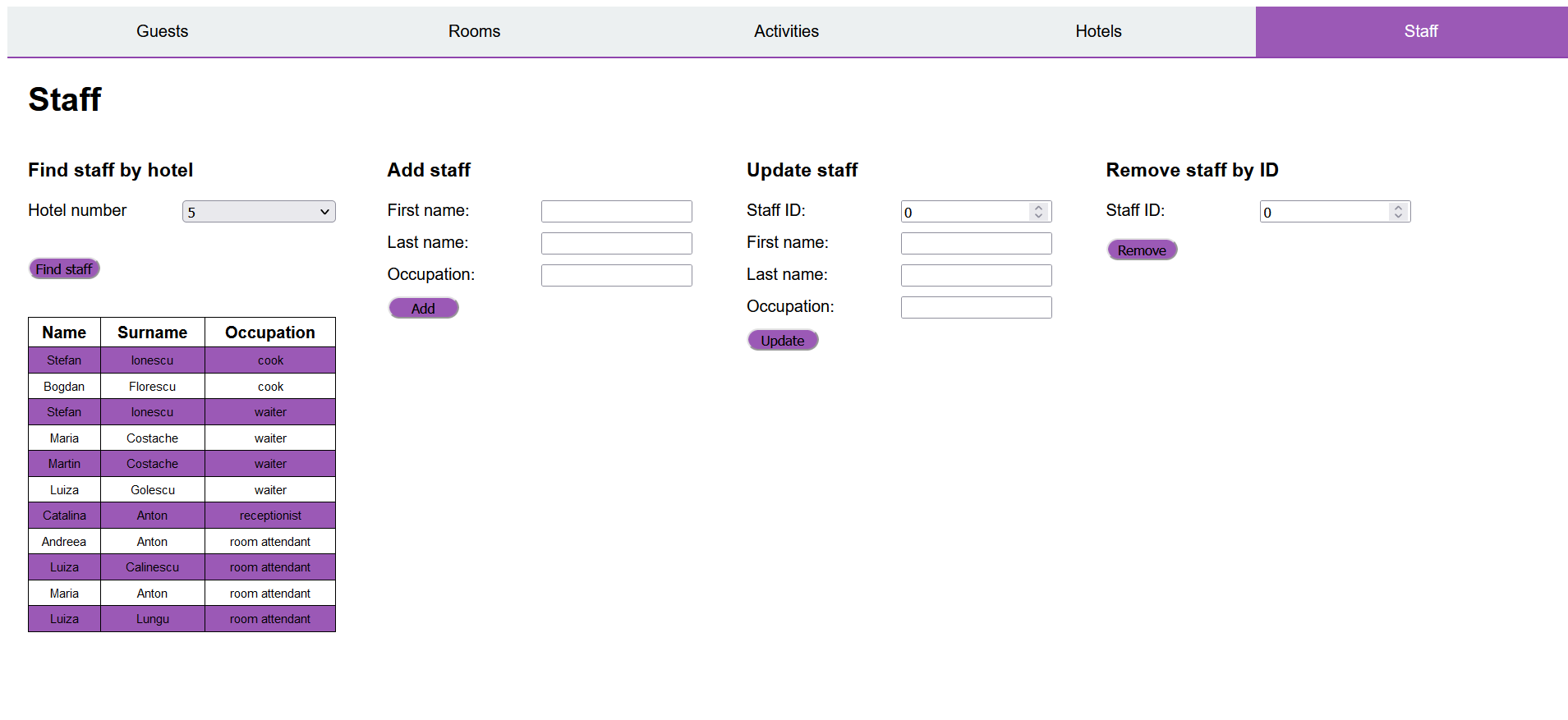 GitHub - stefanp99/resort-webapp: Web application project that ...