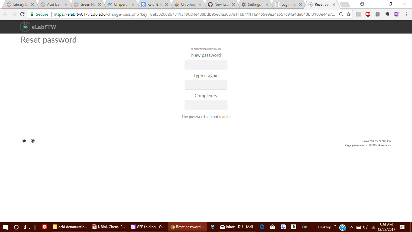 Password reset issue · Issue #560 · elabftw/elabftw · GitHub