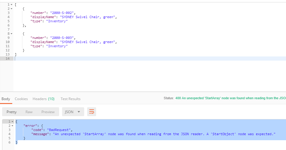 Bulk Insert for Standard API Error · Issue #5150 · microsoft/AL · GitHub