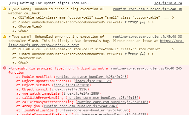 [Bug Report] In the case of on-demand loading, table data switching ...