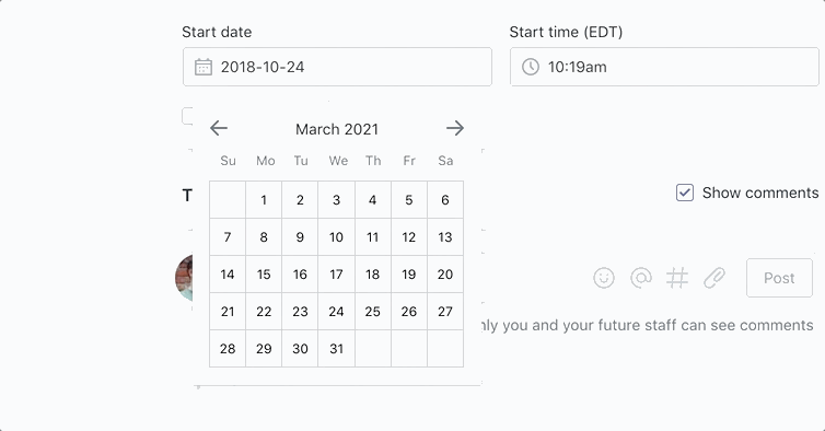 datepicker